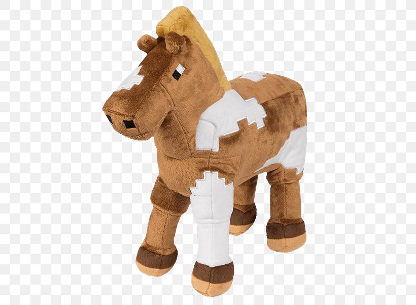 Minecraft Horse Stuffed Animals & Cuddly Toys Plush Jinx, PNG, 600x600px, Minecraft, Amazoncom, Animal Figure, Enderman, Game Download Free