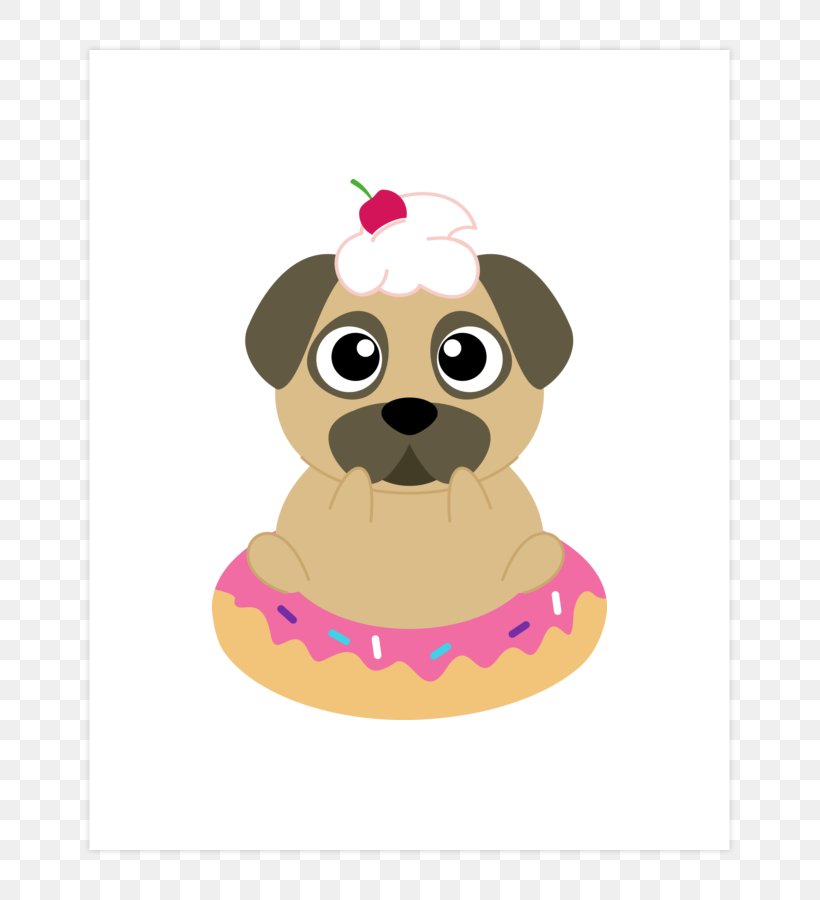 Puppy Donuts Pug Coffee And Doughnuts Clip Art, PNG, 740x900px, Puppy, Carnivoran, Cartoon, Coffee And Doughnuts, Confectionery Download Free