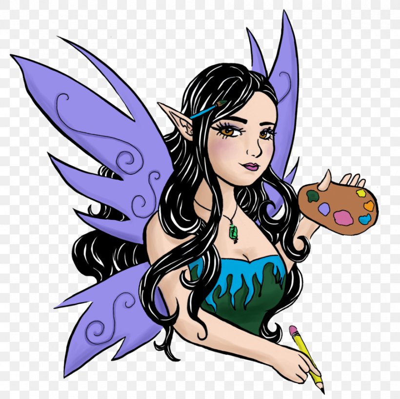 Fairy Clip Art, PNG, 900x897px, Fairy, Art, Fictional Character, Mythical Creature, Purple Download Free