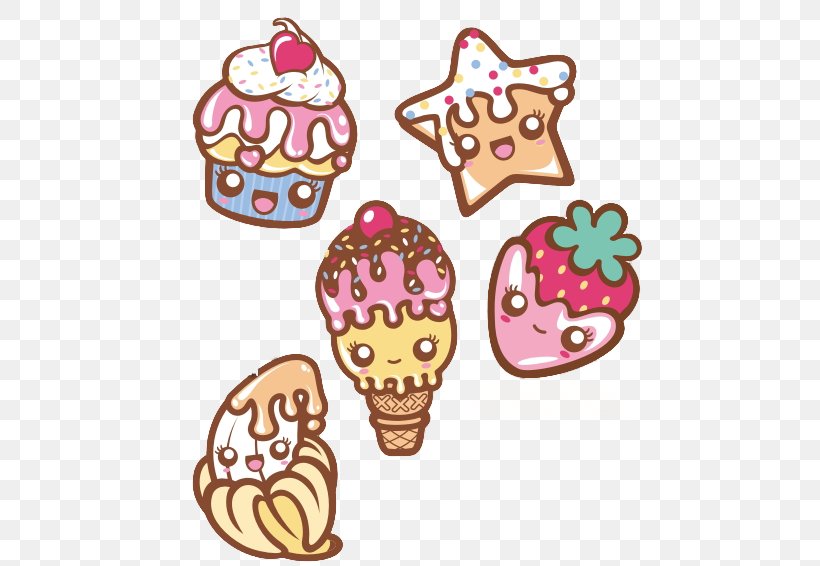 Ice Cream Cupcake Frosting & Icing Kavaii Food, PNG, 473x566px, Ice Cream, Amorodo, Body Jewelry, Candy, Cupcake Download Free