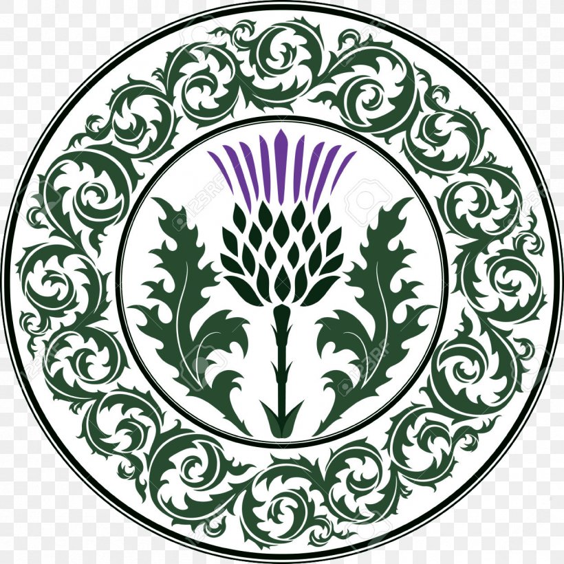 National Symbols Of Scotland Thistle Clip Art, PNG, 1254x1254px, Scotland, Area, Art, Black And White, Color Download Free