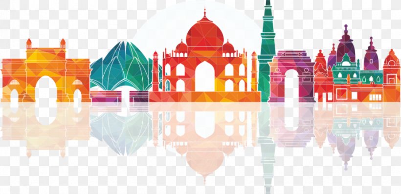 New Delhi Vector Graphics Illustration Skyline, PNG, 924x448px, New Delhi, City, Delhi, Illustrator, Landmark Download Free