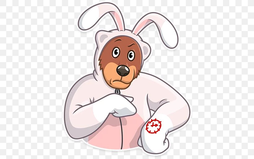 Rabbit Easter Bunny Dog Bear, PNG, 512x512px, Rabbit, Animation, Bear, Cartoon, Costume Download Free