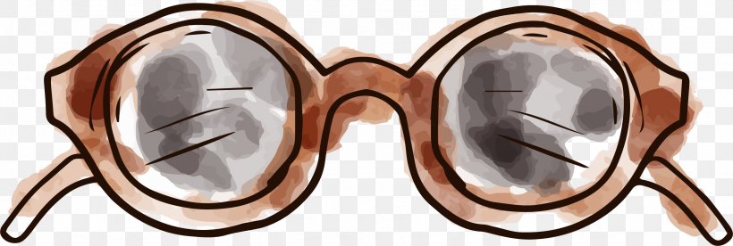 Glasses Euclidean Vector, PNG, 2359x795px, Watercolor, Cartoon, Flower, Frame, Heart Download Free