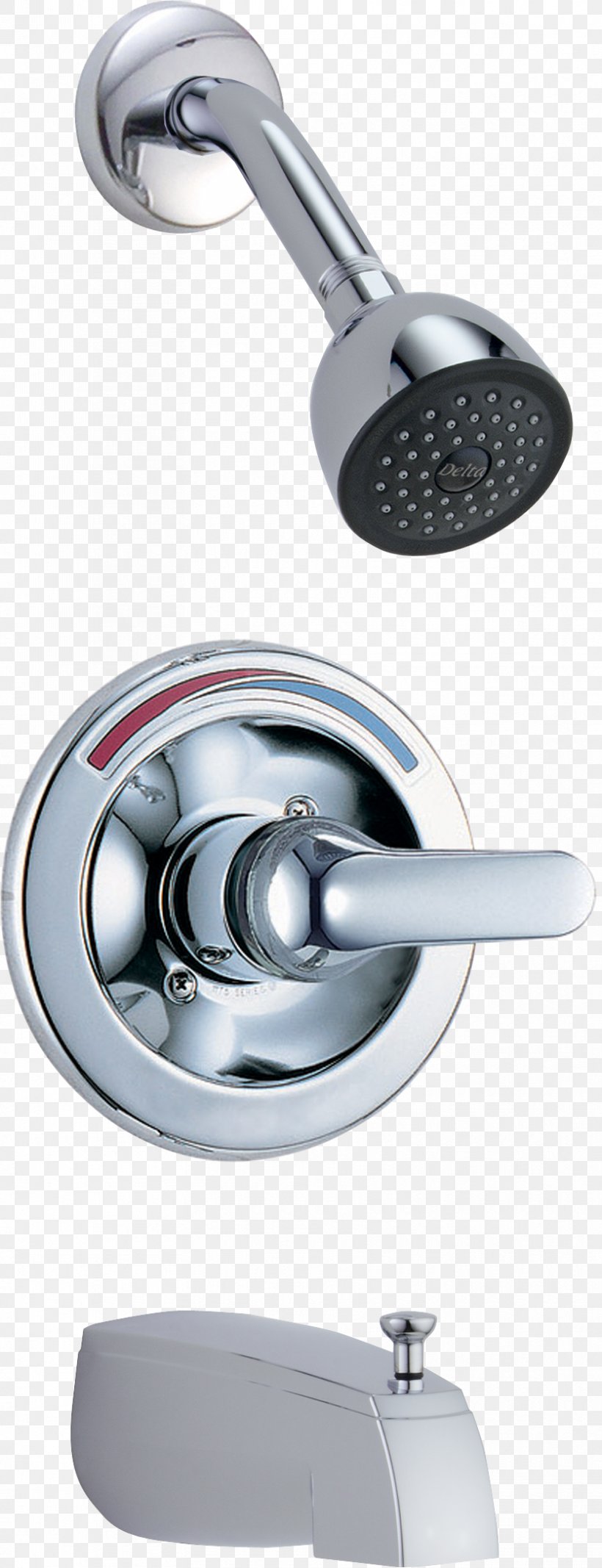 Shower Tap Pressure-balanced Valve Thermostatic Mixing Valve, PNG, 835x2174px, Shower, Bathroom, Bathtub, Brass, Chrome Plating Download Free