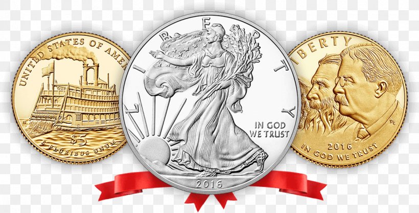 Silver Coin American Silver Eagle Gold, PNG, 1124x571px, Coin, American Eagle Outfitters, American Silver Eagle, Cash, Currency Download Free