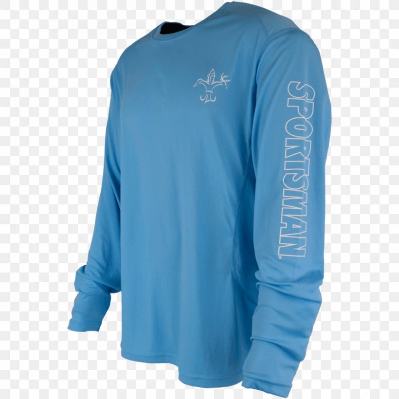 Long-sleeved T-shirt Sports Fan Jersey Long-sleeved T-shirt, PNG, 900x900px, Tshirt, Active Shirt, Aqua, Azure, Blue Download Free