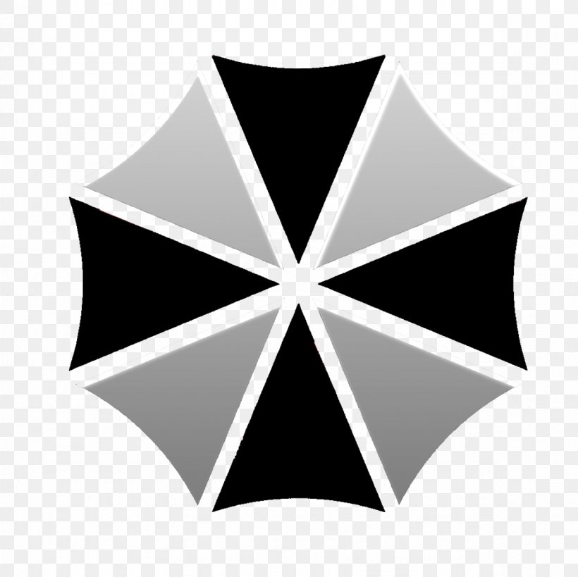 Umbrella Corps Resident Evil Umbrella Corporation Logo, PNG, 1181x1181px, Umbrella Corps, Black And White, Capcom, Corporation, Logo Download Free