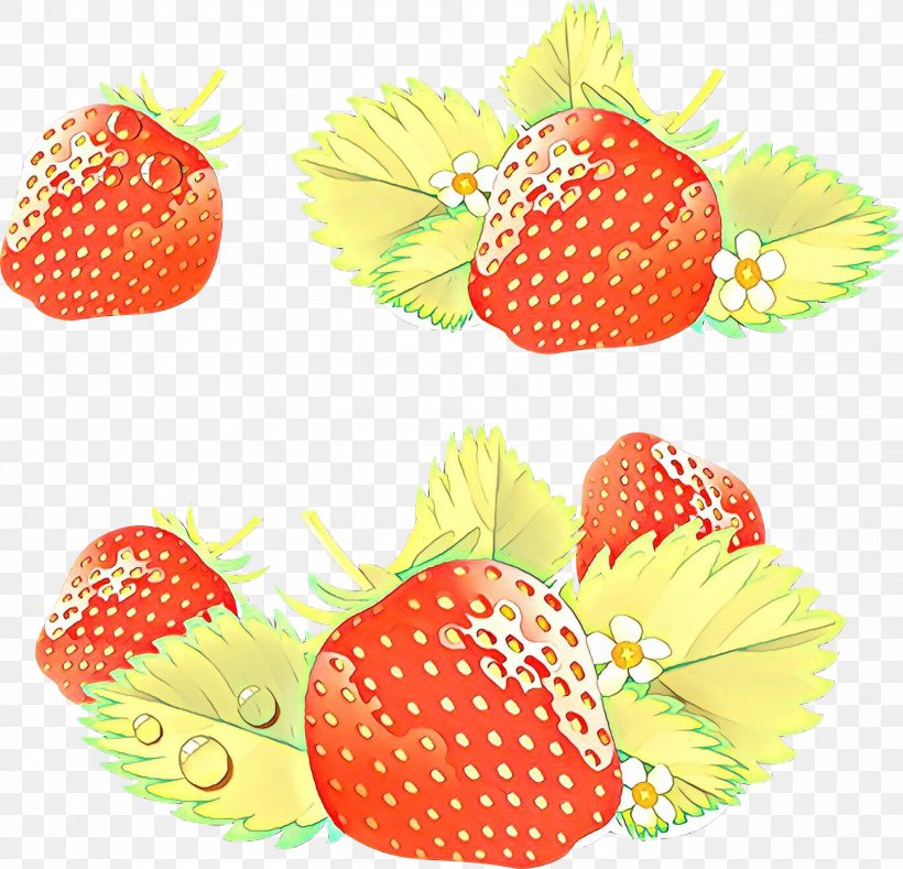 Fruit Cartoon, PNG, 3000x2888px, Strawberry, Food, Fruit, Pineapple, Plant Download Free
