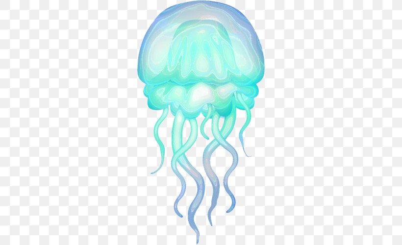 Jellyfish Drawing, PNG, 500x500px, Jellyfish, Aquatic Animal, Bioluminescence, Blue Jellyfish, Brain Download Free