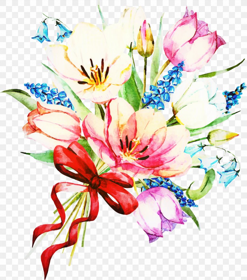 Watercolor Flower Background, PNG, 2639x2999px, Floral Design, Blossom, Bouquet, Cut Flowers, Flower Download Free