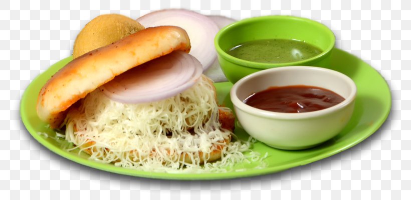 Breakfast Sandwich Vada Pav Fast Food Hamburger Chutney, PNG, 800x400px, Breakfast Sandwich, Breakfast, Butter, Cheese, Chutney Download Free