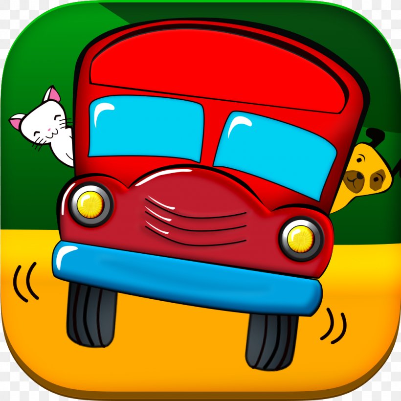 Learn Spanish For Kids Bus Android Vocabulary Language, PNG, 1024x1024px, Learn Spanish For Kids, Android, Art, Bus, Cartoon Download Free