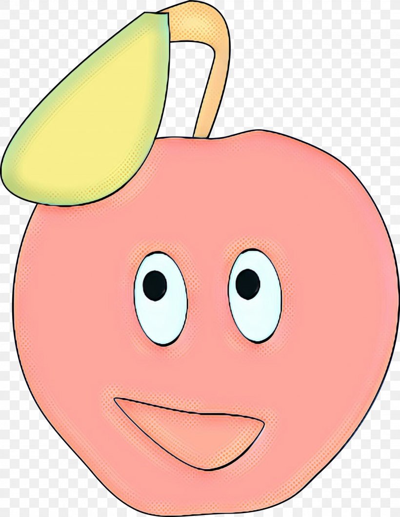 Facial Expression Pink Cartoon Nose Fruit, PNG, 1858x2400px, Pop Art, Apple, Cartoon, Cheek, Facial Expression Download Free