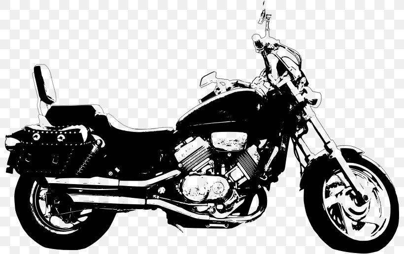 Honda Logo Scooter Motorcycle Clip Art, PNG, 800x516px, Honda Logo, Automotive Design, Black And White, Chopper, Cruiser Download Free