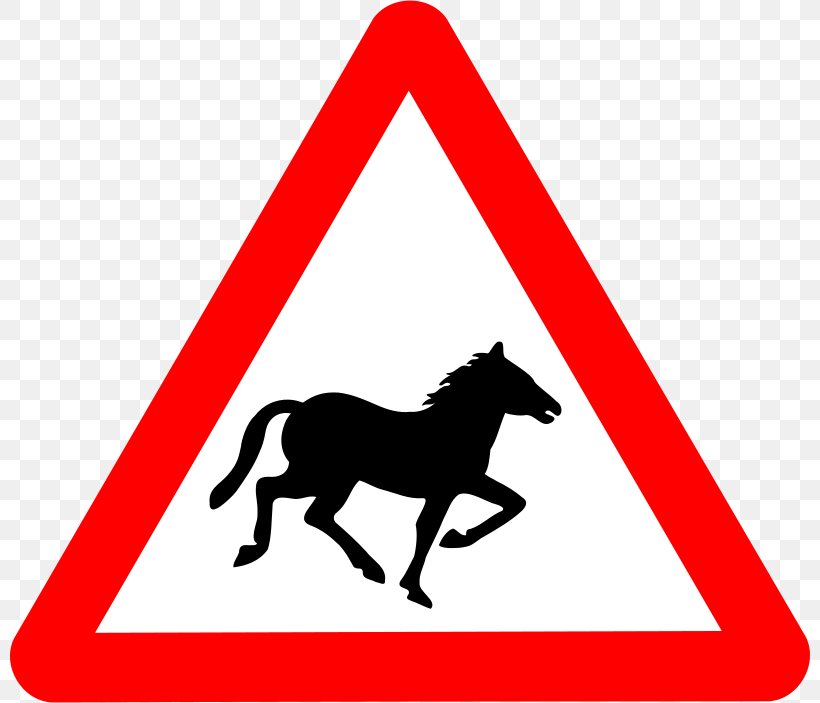 Horse The Highway Code Pony Traffic Sign Warning Sign, PNG, 800x703px, Horse, Area, Black And White, Driving, Equestrianism Download Free