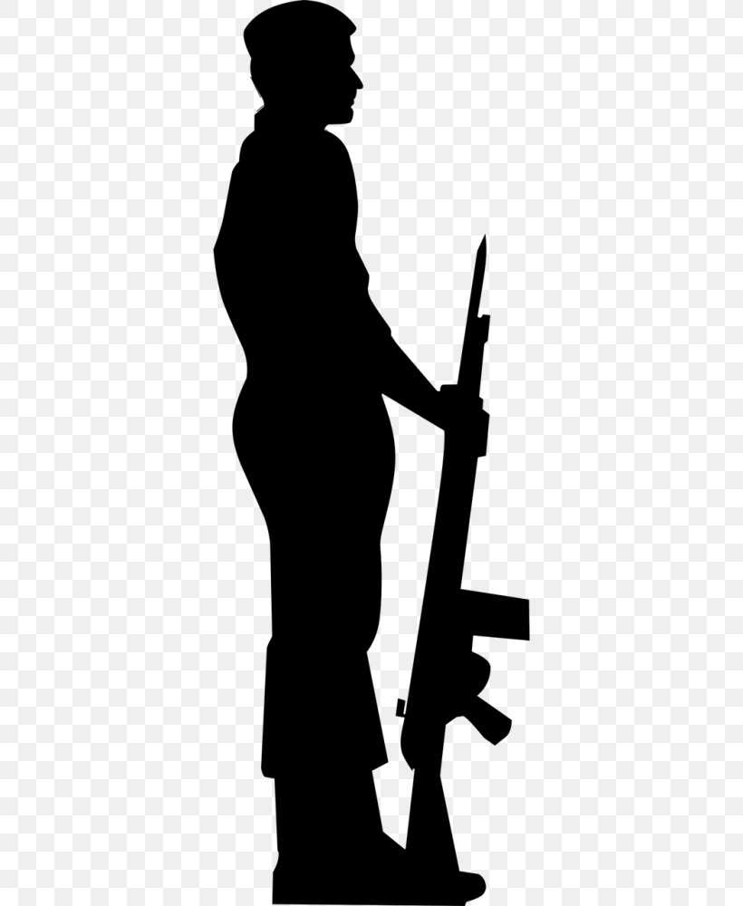 Soldier Military Silhouette Bangladesh, PNG, 500x1000px, Soldier, Army, Bangladesh, Black And White, Colour Guard Download Free
