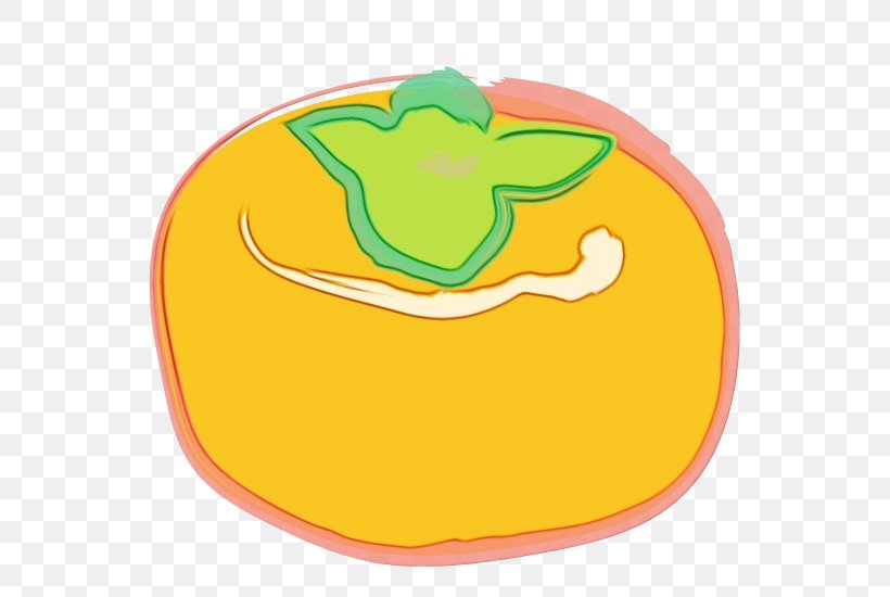 Yellow Sticker Fruit Tableware, PNG, 550x550px, Watercolor, Fruit, Paint, Sticker, Tableware Download Free