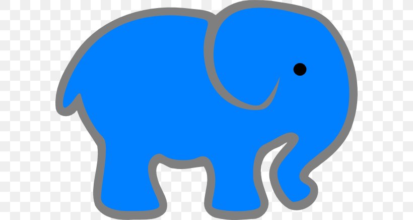 Blue Elephant Clip Art, PNG, 600x436px, Blue, Area, Baby Blue, Bluegreen, Elephant Download Free