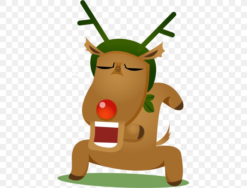 Deer Christmas Computer File, PNG, 437x627px, Deer, Art, Cartoon, Christmas, Dance Download Free