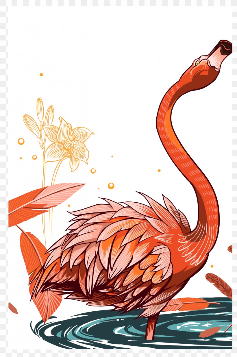 Flamingos Lovebird Donquixote Doflamingo Illustration, PNG, 2519x3794px, Flamingos, Animated Cartoon, Animation, Art, Avialae Download Free