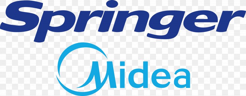 Midea British Thermal Unit Sistema Split Carrier Corporation Air Conditioning, PNG, 3500x1371px, Midea, Air Conditioning, Air Handler, Blue, Brand Download Free