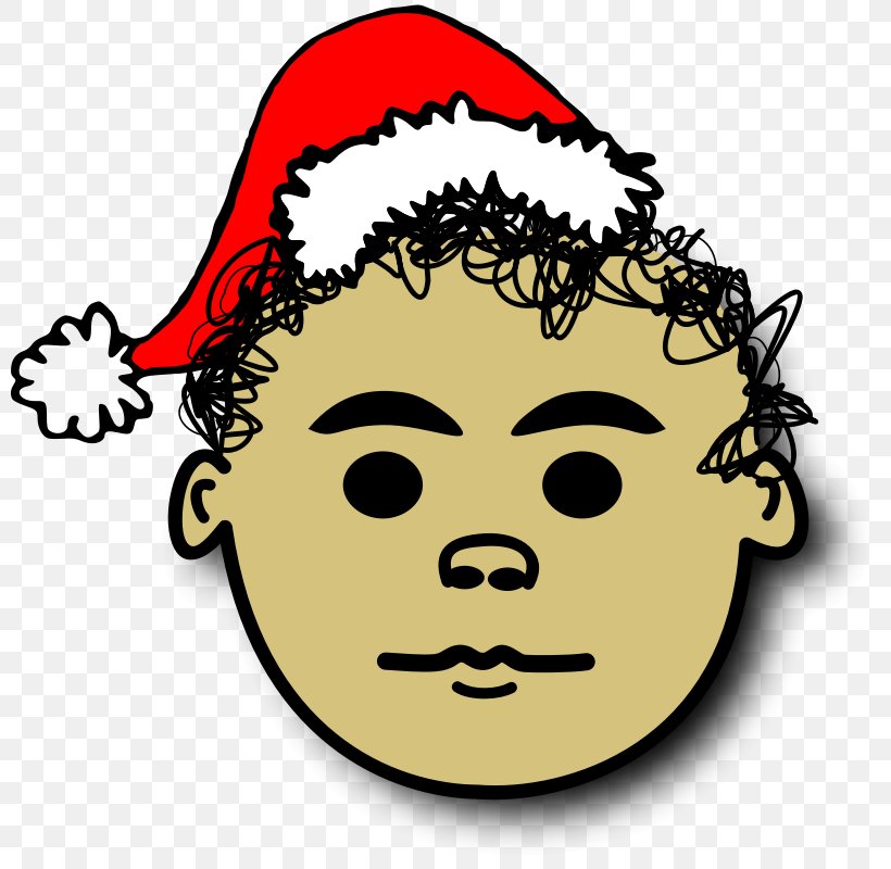 Santa Claus Christmas Clip Art, PNG, 800x800px, Santa Claus, Cheek, Christmas, Christmas Card, Christmas Tree Download Free