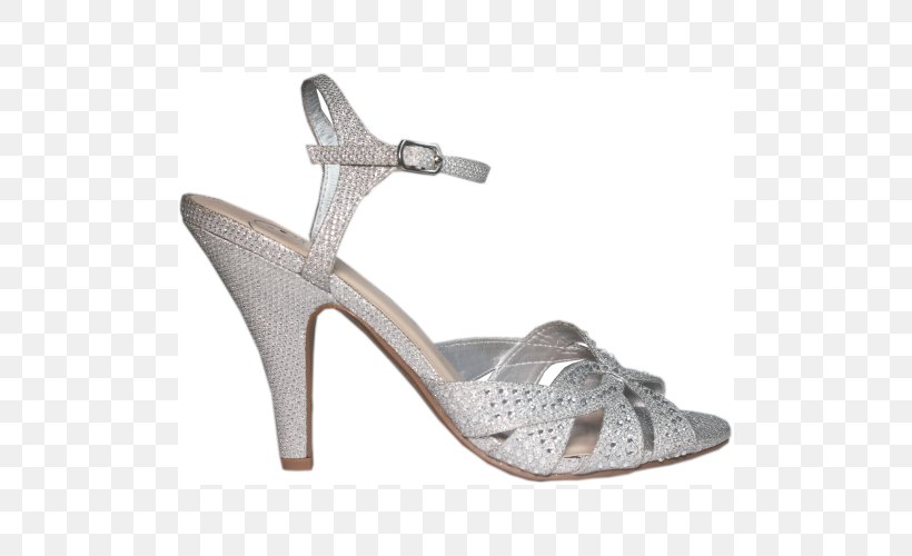 Shoe Product Design Sandal Silver, PNG, 500x500px, Shoe, Basic Pump, Bridal Shoe, Bride, Footwear Download Free