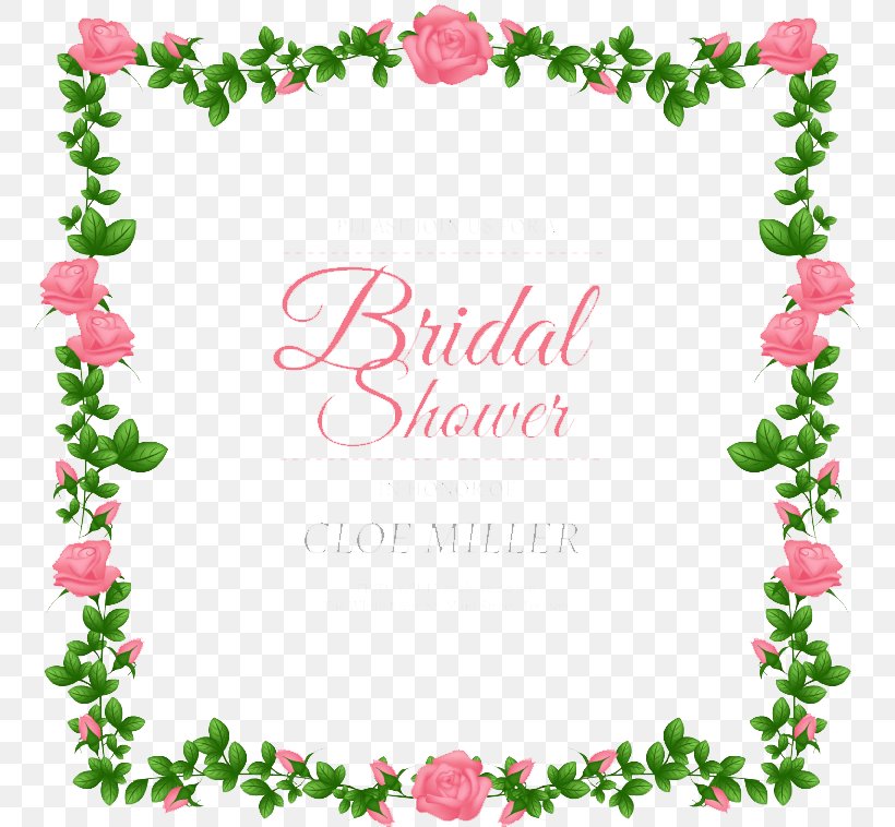 Wedding Invitation Bridal Shower, PNG, 775x758px, Wedding Invitation, Area, Border, Bridal Shower, Bride Download Free