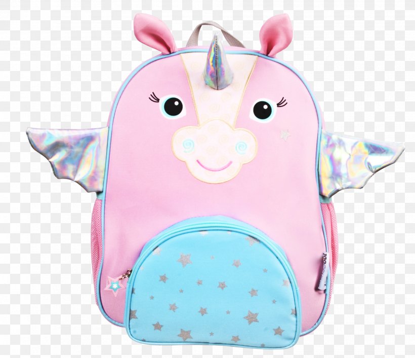 Backpack Winged Unicorn Child Bag, PNG, 1965x1692px, Watercolor, Cartoon, Flower, Frame, Heart Download Free
