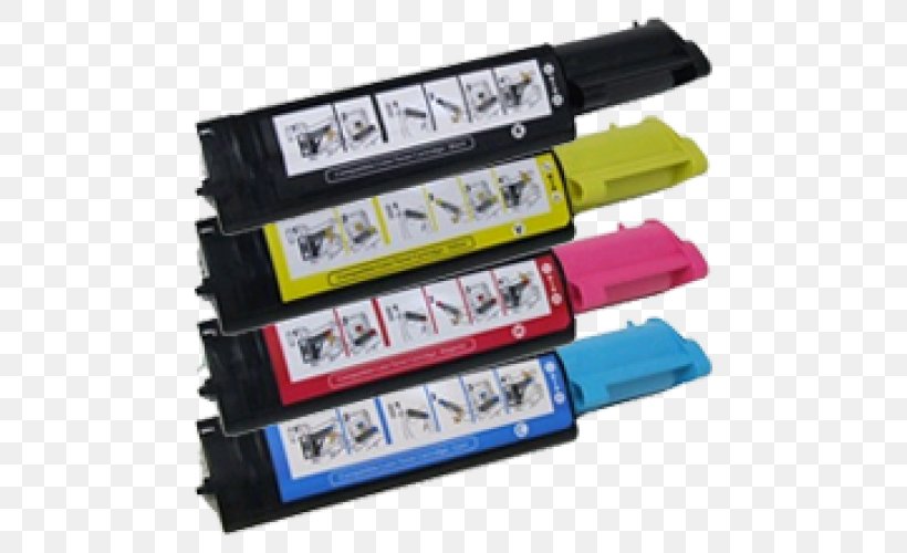 Dell Electronics Accessory Toner Cartridge Black, PNG, 500x500px, Dell, Black, Cmyk Color Model, Cyan, Electronics Accessory Download Free