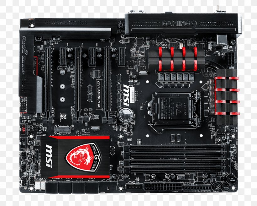 Intel Motherboard MSI LGA 1150 Video Game, PNG, 1000x800px, Intel, Atx, Chipset, Computer Component, Computer Hardware Download Free