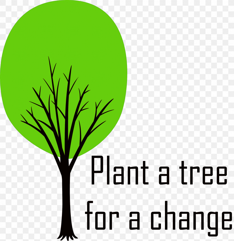 Plant A Tree For A Change Arbor Day, PNG, 2905x3000px, Arbor Day, Biology, Branching, Green, Leaf Download Free