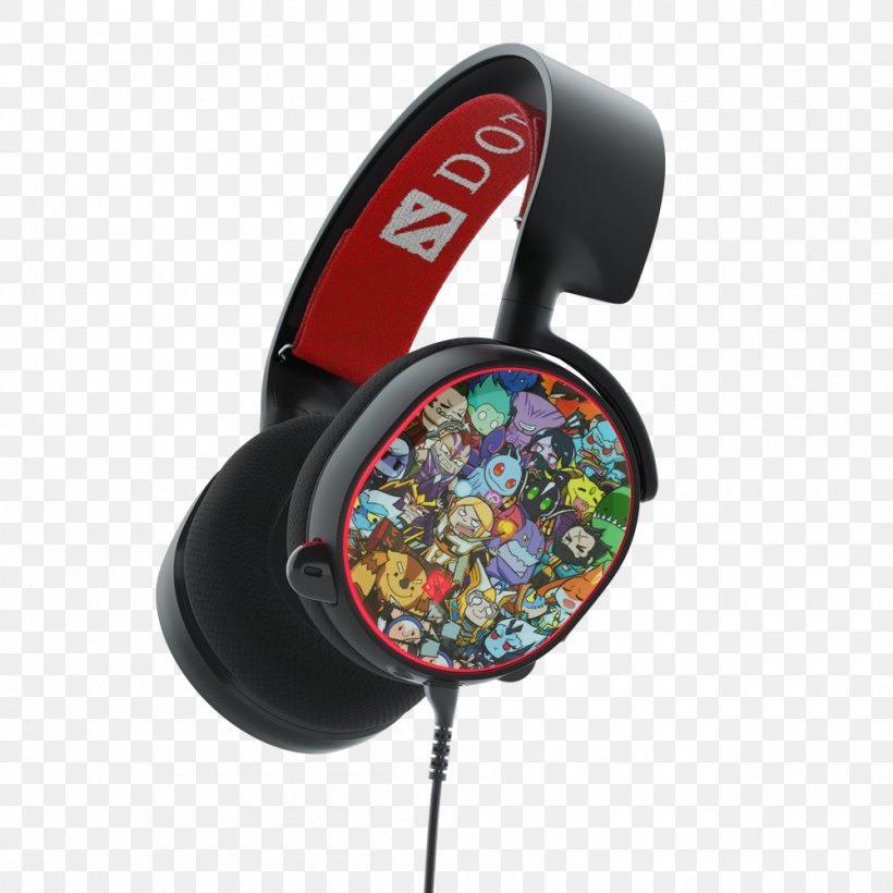 Dota 2 SteelSeries Arctis 5 Headphones Gamer, PNG, 1000x1000px, 71 Surround Sound, Dota 2, Audio, Audio Equipment, Electronic Device Download Free