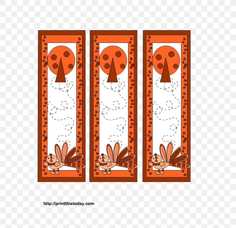 Thanksgiving Bookmark Turkey Meat Clip Art, PNG, 612x792px, Thanksgiving, Area, Art, Bookmark, Coloring Book Download Free