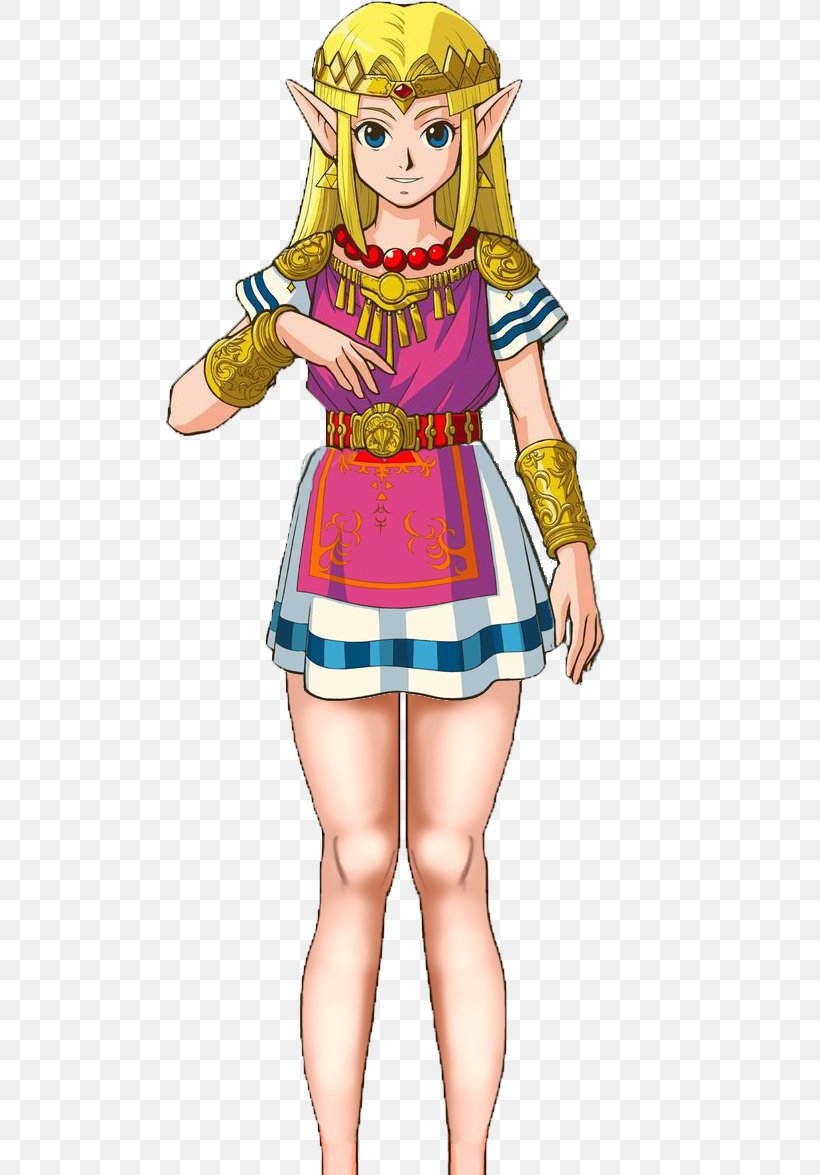The Legend Of Zelda: The Minish Cap Link Princess Zelda Miniskirt, PNG, 570x1175px, Watercolor, Cartoon, Flower, Frame, Heart Download Free