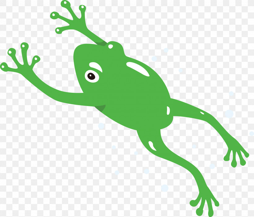 Tree Frog Leaf Plant Stem Cartoon Toad, PNG, 3000x2569px, Frog, Animal Figurine, Cartoon, Green, Leaf Download Free