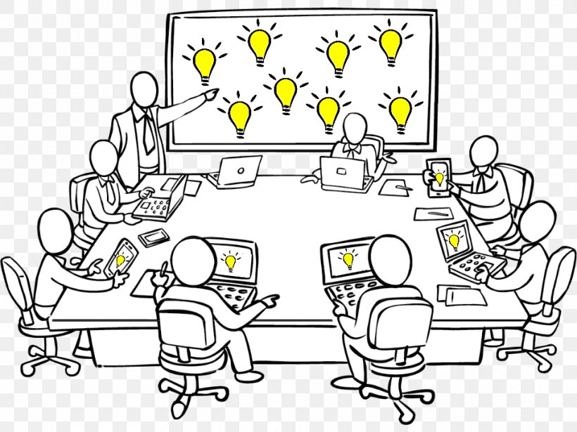 Brainstorming Meeting Team Building Organization SIFT, Co., PNG, 960x720px, Brainstorming, Area, Auto Part, Black And White, Business Process Download Free