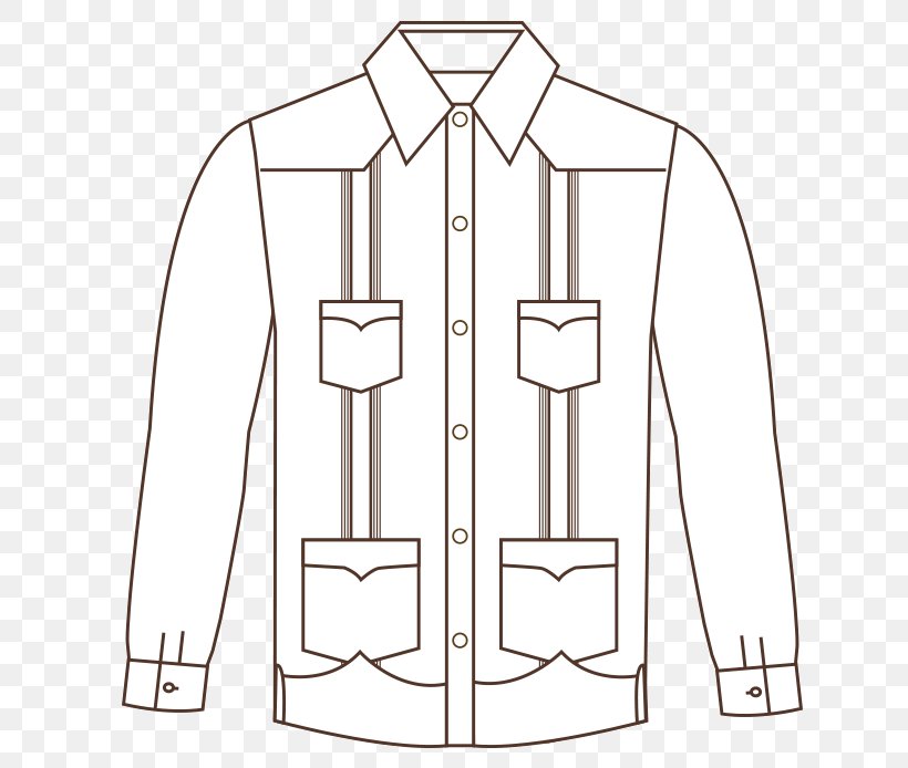 Dress Shirt Guayabera Sleeve Collar, PNG, 654x694px, Dress Shirt, Button, Buttonhole, Clothing, Collar Download Free