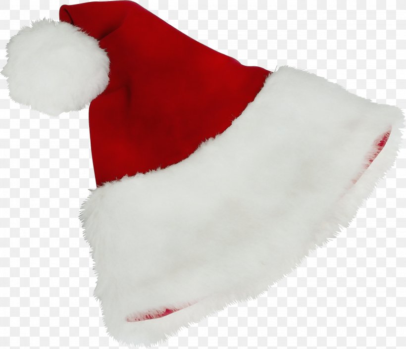 Santa Claus, PNG, 2760x2374px, Watercolor, Costume, Costume Accessory, Fur, Paint Download Free