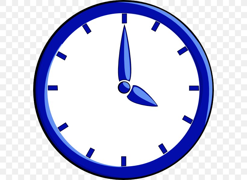 Blue Clock Clip Art Electric Blue Circle, PNG, 600x598px, Blue, Clock, Electric Blue, Home Accessories, Symbol Download Free