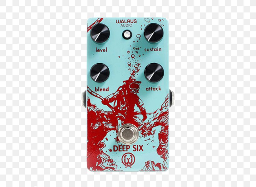 Effects Processors & Pedals Walrus Audio Deep Six Electric Guitar Sound Distortion, PNG, 600x600px, Watercolor, Cartoon, Flower, Frame, Heart Download Free