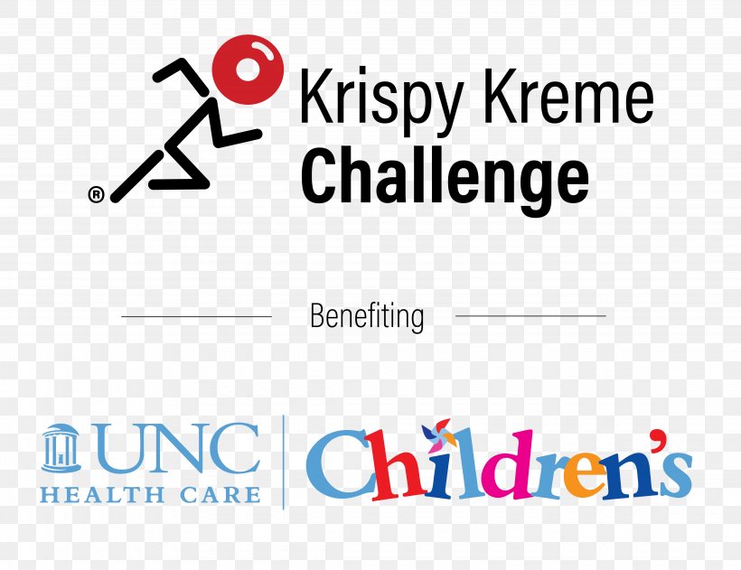 Krispy Kreme Challenge University Of North Carolina Hospitals Organization Logo, PNG, 4500x3468px, Krispy Kreme Challenge, Area, Brand, Diagram, Document Download Free
