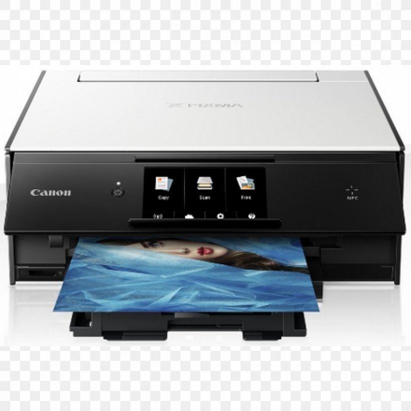 Multi-function Printer Canon PIXMA TS9020 Inkjet Printing, PNG, 1200x1200px, Multifunction Printer, Canon, Color, Color Printing, Electronic Device Download Free