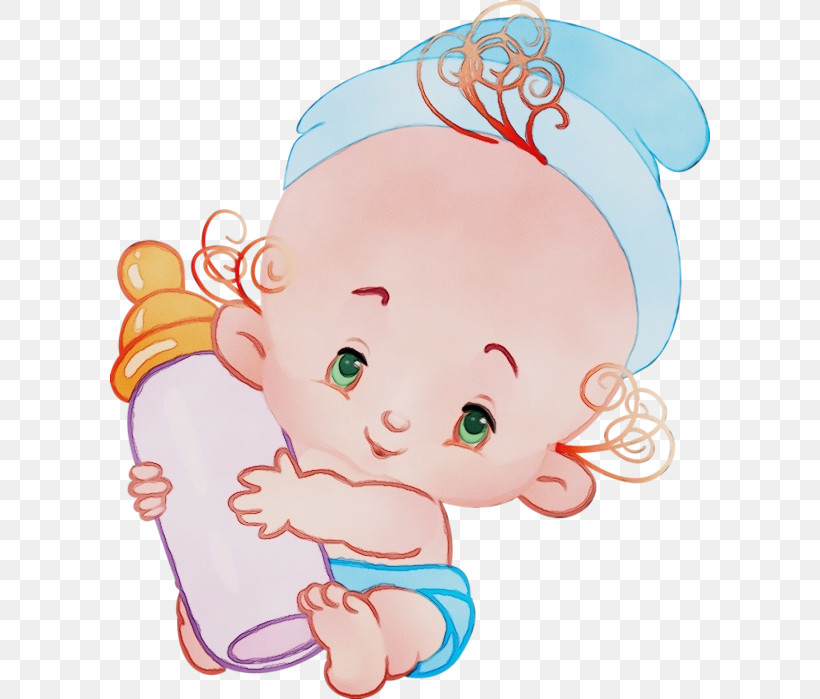 Cartoon Cheek Child Head Nose, PNG, 600x699px, Watercolor, Baby, Cartoon, Cheek, Child Download Free