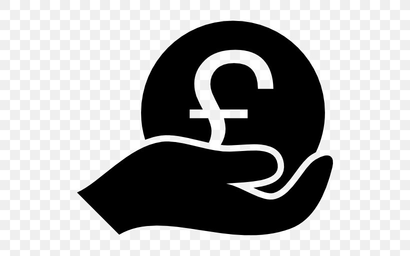 Pound Sign Pound Sterling Currency Symbol Money, PNG, 512x512px, Pound Sign, Bank, Black And White, Brand, Coin Download Free