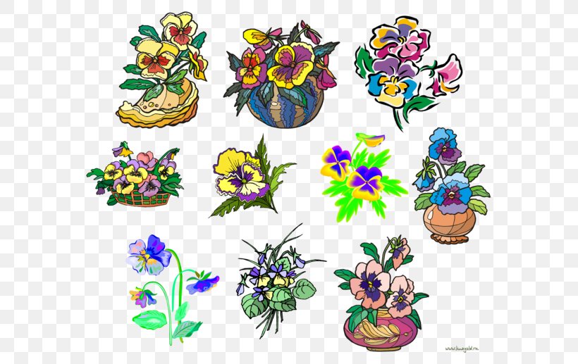 Viola Tricolor Floral Design Plant Clip Art, PNG, 600x517px, Viola Tricolor, Artwork, Cartoon, Cut Flowers, Floral Design Download Free