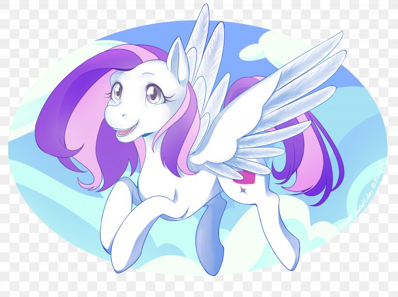 Horse Fairy Unicorn Clip Art, PNG, 4479x3343px, Watercolor, Cartoon, Flower, Frame, Heart Download Free