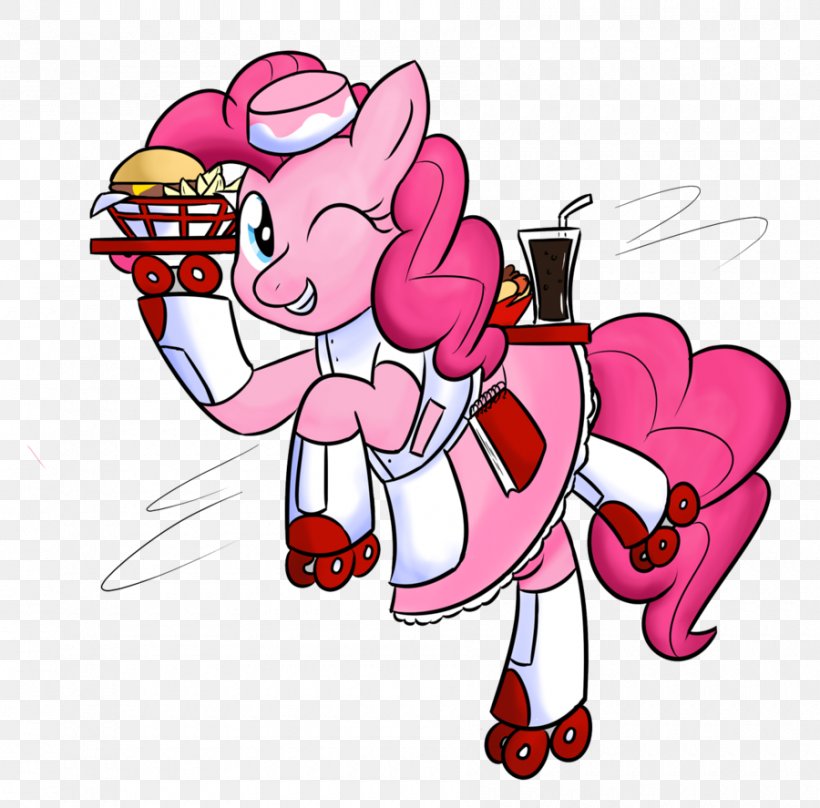 Pinkie Pie Pony 1950s Rainbow Dash Twilight Sparkle, PNG, 900x887px, Watercolor, Cartoon, Flower, Frame, Heart Download Free