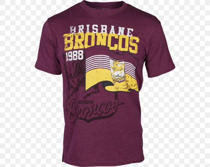 T-shirt Brisbane Broncos National Rugby League Polo Shirt ISC, PNG, 550x653px, Tshirt, Active Shirt, Brand, Brisbane Broncos, Clothing Download Free